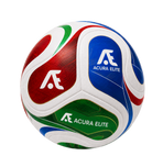 acura football with red green and blue design