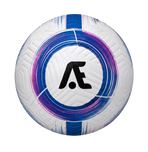 acura football with blue and purple ring