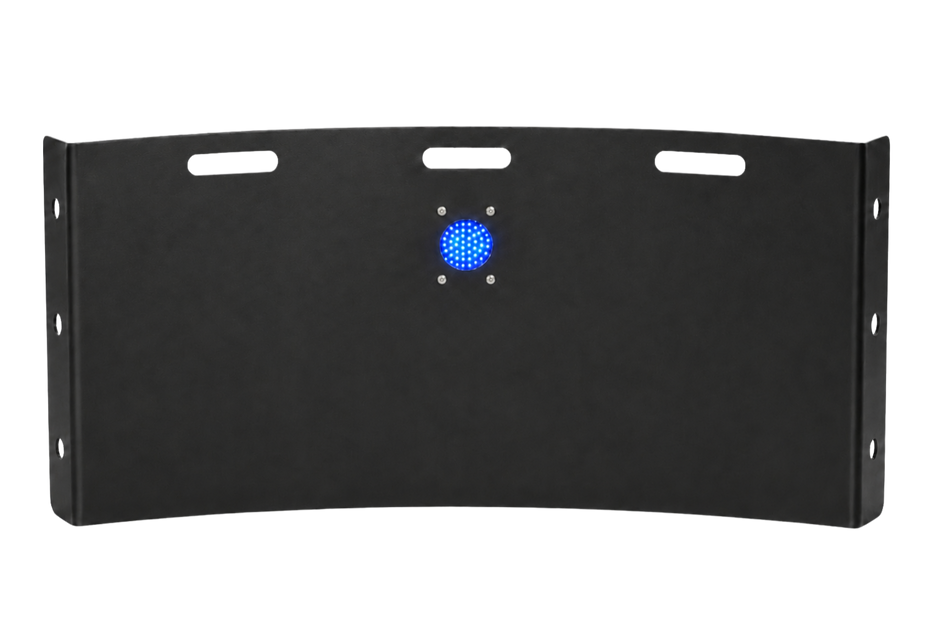acura elite arena panel with blue led light and three handles