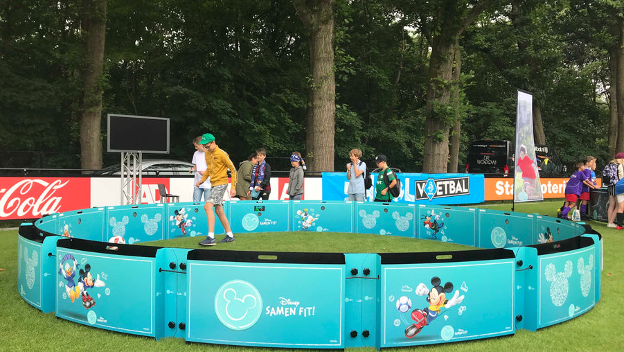 Children playing in disney branded acura elite icon arena 6m outside