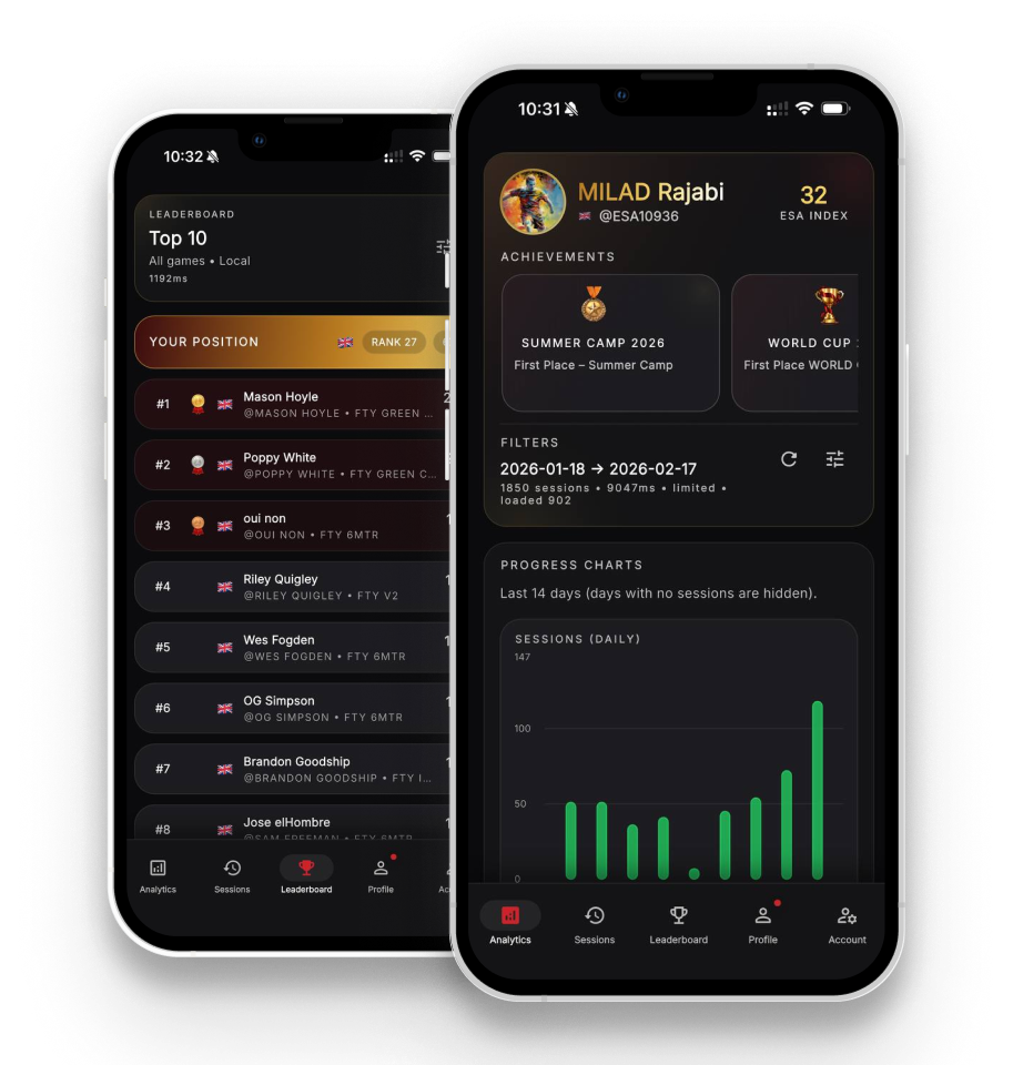ESA mobile app mockup