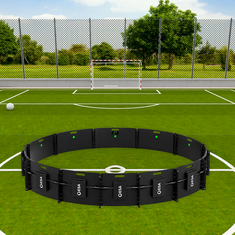 Product image of the ICON 4m equipment being used on a football pitch