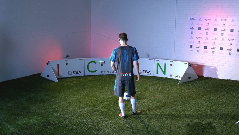 man standing on pitch with ESA Acura Elite ICON Q