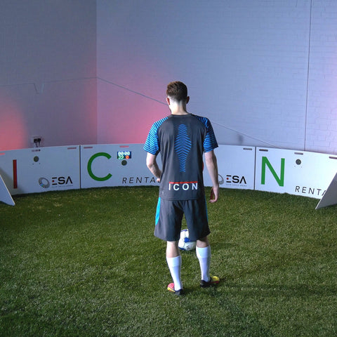 man standing on pitch with ESA Acura Elite ICON Q