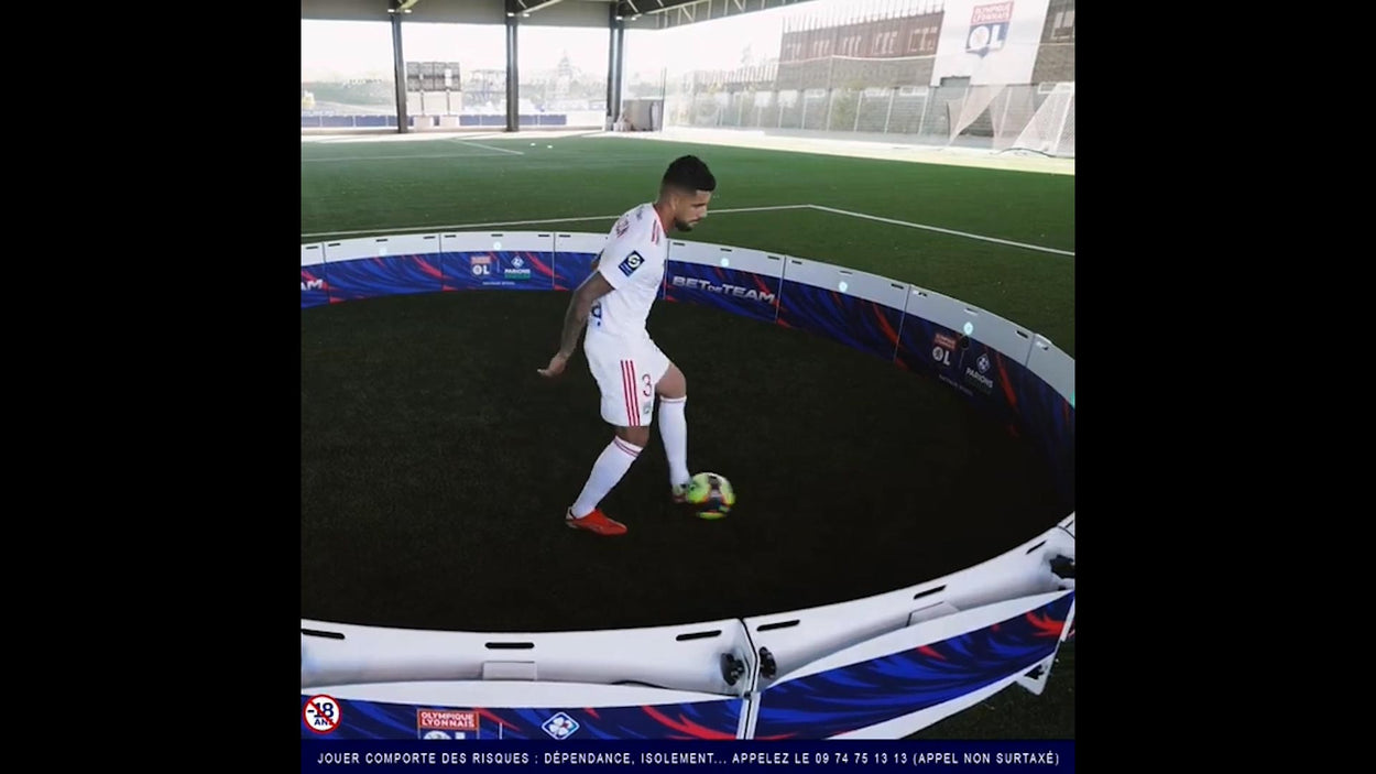 video of footballers playing beat the team using acura elite icon arena 6m