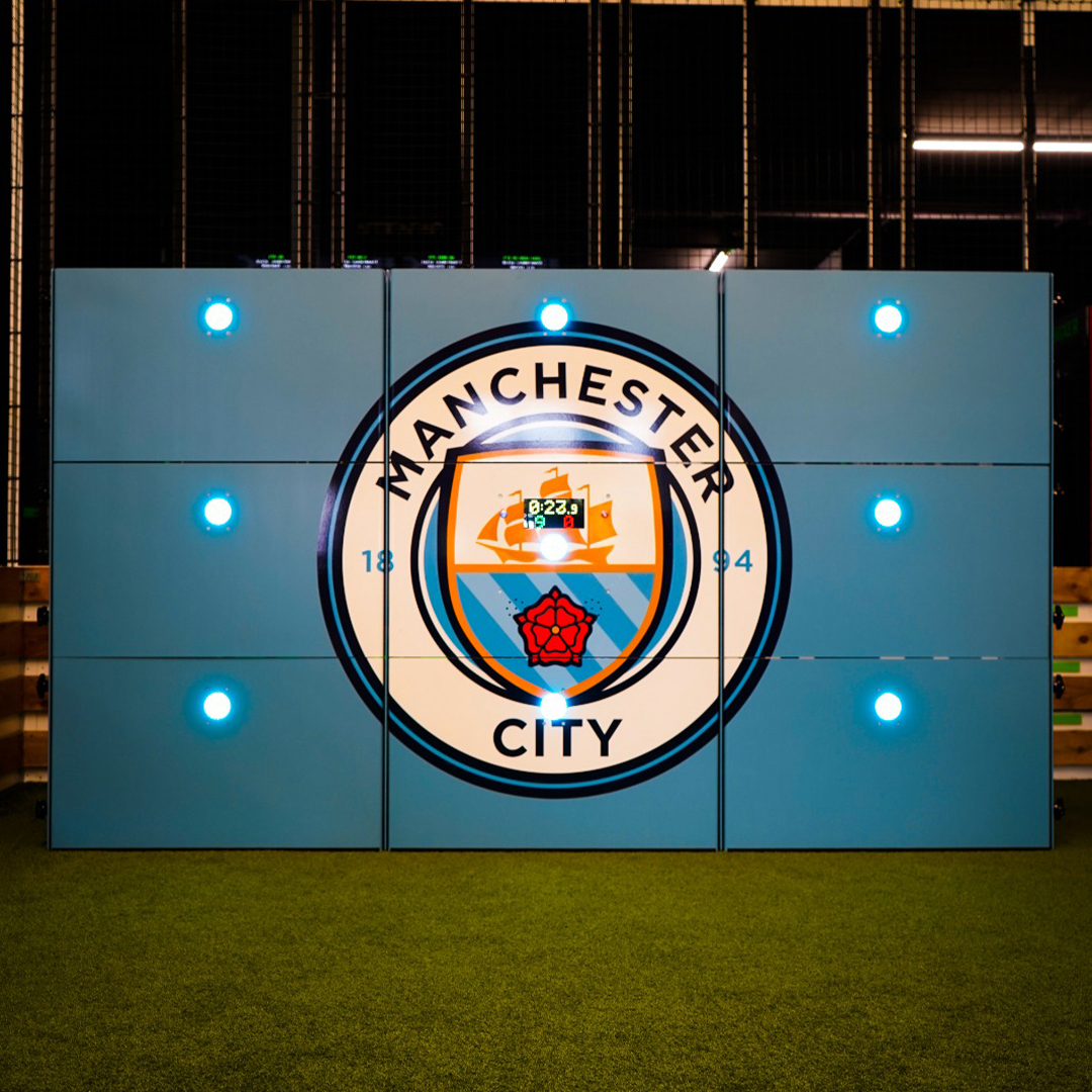 esa acura elite precision wall 9 panel with machester city branding
