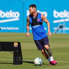 messi playing with football using esa acura elite circuit