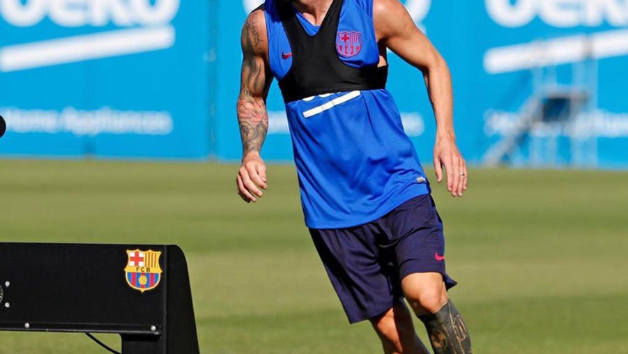 messi playing with football using esa acura elite circuit