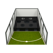 3d graphic of acura elite panenka with astro and fencing around equipment with transparent background