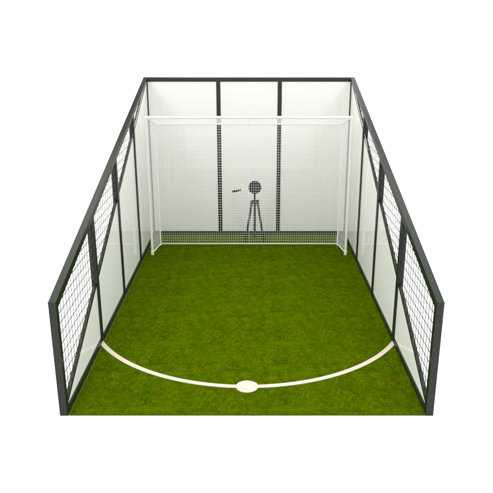 3d Graphic of Acura Elite ESA Power shot with astro and fencing around equipment