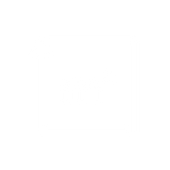 White square with an arrow at the top and 'm²' text on a black background