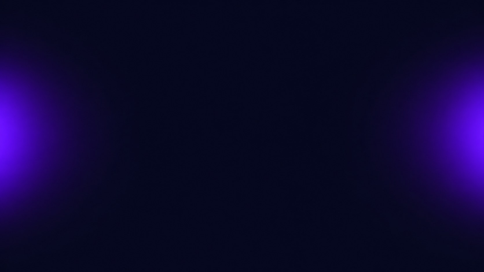 black background with purple glow on border